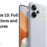 Redmi Note 13: Full Specifications and Features